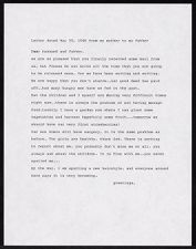 Translated letter from Barbara Baumann to Otto Baumann, May 20, 1946
