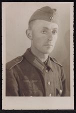 Otto Baumann in POW Camp, France, 1946
