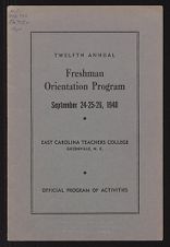 Freshman orientation program, 1940