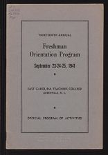 Freshman orientation program, 1941