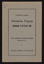 Freshman orientation program, 1943