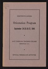 Freshman orientation program, 1946