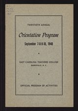 Freshman orientation program, 1948