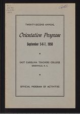 Freshman orientation program, 1950