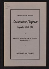 Freshman orientation program, 1953