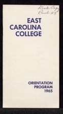 Freshman orientation program, 1965