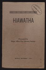 Hiawatha program and libretto