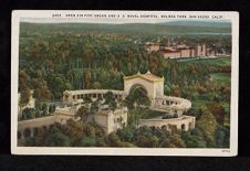 Open air pipe organ and U.S. Naval Hospital, Balboa Park, San Diego, Calif.