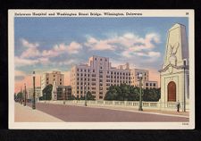 Delaware Hospital and Washington Street Bridge, Wilmington, Delaware