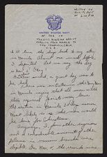 WWII Diary kept by a U.S. Navy Electrician's Mate
