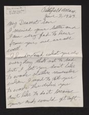 WWII Correspondence with U.S. Navy Electrician's Mate