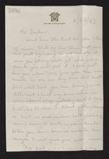 WWII Correspondence with U.S. Navy Electrician's Mate