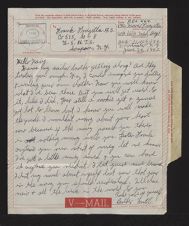 WWII Correspondence with U.S. Navy Electrician's Mate