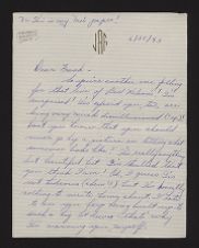 WWII Correspondence with U.S. Navy Electrician's Mate