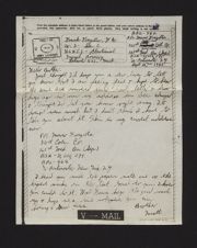 WWII Correspondence with U.S. Navy Electrician's Mate