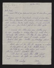 WWII Correspondence with U.S. Navy Electrician's Mate