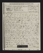 WWII Correspondence with U.S. Navy Electrician's Mate
