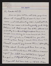 WWII Correspondence with U.S. Navy Electrician's Mate