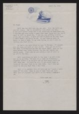 WWII Correspondence with U.S. Navy Electrician's Mate