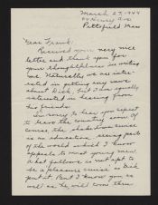 WWII Correspondence with U.S. Navy Electrician's Mate