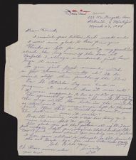 WWII Correspondence with U.S. Navy Electrician's Mate