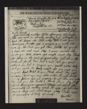 WWII Correspondence with U.S. Navy Electrician's Mate