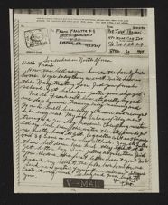 WWII Correspondence with U.S. Navy Electrician's Mate