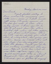 WWII Correspondence with U.S. Navy Electrician's Mate