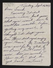 WWII Correspondence with U.S. Navy Electrician's Mate