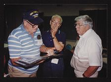 Photographs of USS WISEMAN Crew Reunions and Post Cards of U.S. Naval Training Station in Newport, RI, and Granby St. in Norfolk, VA