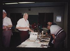 Photographs of USS WISEMAN Crew Reunions and Post Cards of U.S. Naval Training Station in Newport, RI, and Granby St. in Norfolk, VA