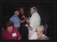 Photographs of USS WISEMAN Crew Reunions and Post Cards of U.S. Naval Training Station in Newport, RI, and Granby St. in Norfolk, VA