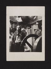 Sailors in steering room