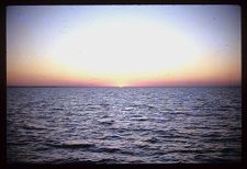 Ocracoke. Ocean Sunset. Color photo. 