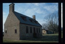 Brick building. Color photo. 