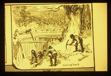 Draining land