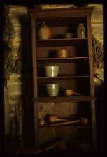 Cupboard. Color photo.
