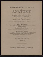 Stereoscopic Studies of Anatomy