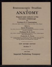 Stereoscopic Studies of Anatomy