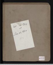 William B. Rodman, Jr. File: Letterbook, Vol. 32 ( Sept. 22, 1902 - Dec. 23, 1902)