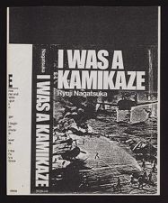 Photocopy of the cover of I was a Kamikaze and a mention of the SARATOGA with notes on reverse.