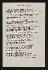 SARATOGA REGINA poem (undated)