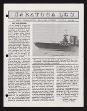 SARATOGA LOG, Vol. I, No. 3, (July 1992)