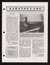 SARATOGA LOG, Vol. III, No. 4, (October 1994)