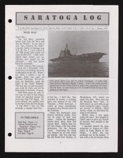 SARATOGA LOG, Vol. IV, No. 1, (January 1995)