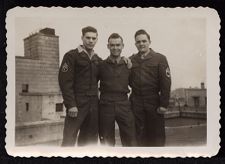 James L. White with two soldiers