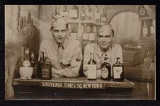 James L. White and friend on leave in New York City, N.Y.