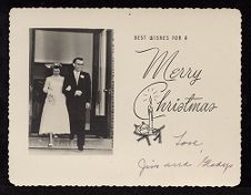 Christmas card from the Whites