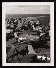 Planes on USS Saratoga. 