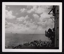 Planes on USS Saratoga. 